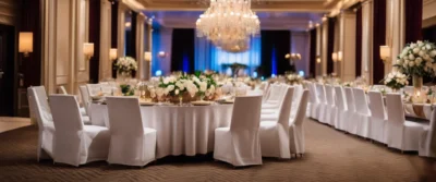 chair covers white