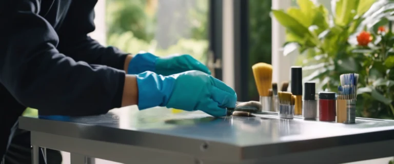 Peindre une porte d’entrée en alu : protection et résultat professionnel